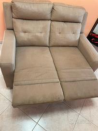 Divano 2 posti recliner manuale