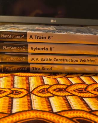 4 giochi PS2 SIGILLATI 