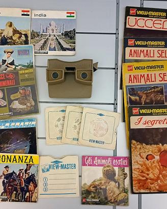 Visore foto 3D View-Master e collezione 39 dischi