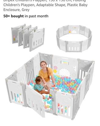 Box Recinto Bambini Dripex 150x150 cm - Pieghevole