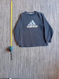 felpa Adidas blu marino taglia 11 anni originale 