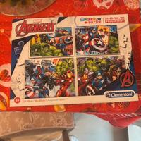 Puzzle avengers Clementoni 4 in 1(20-60-100-180 pz