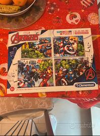 Puzzle avengers Clementoni 4 in 1(20-60-100-180 pz