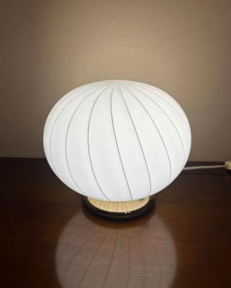 Lampada Vintage Vetro Opalino Stile Murano