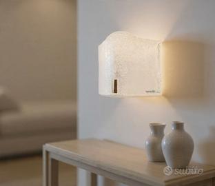 Applique da parete Veletta in vetro di Murano