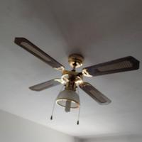 Lampadario con ventilatore