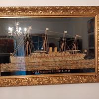 Quadro fatto con francobolli