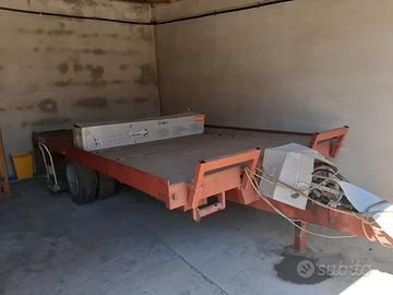 Rimorchio porta cingoli Francini C60