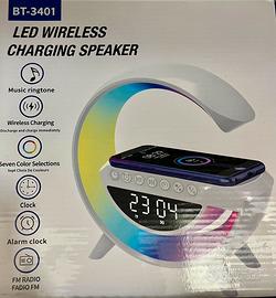 Sveglia Led + Ricarica Wireless + Bluetooth