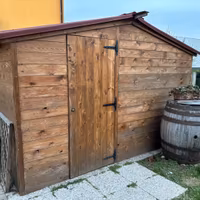 Casetta legno 10 mq costruita artigianale 