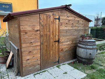 Casetta legno 10 mq costruita artigianale 