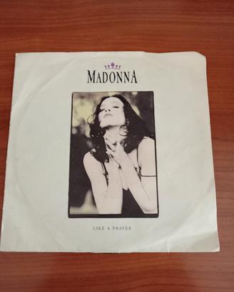 " Like a prayer "  Madonna 45 giri 1989