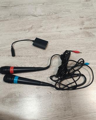 singstar 2 microfoni e giochi ps2