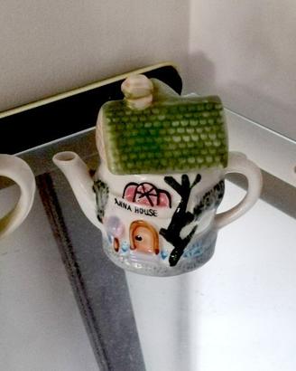 Mini teiere casetta da collezione