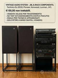 Impianto Stereo Vintage Hi-Fi + Casse JBL | Per Te