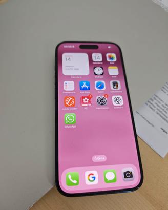 iPhone 15 Pro 256GB, colore Blue Titanium