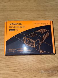 Faro anteriore per bici con funzione Powerbank