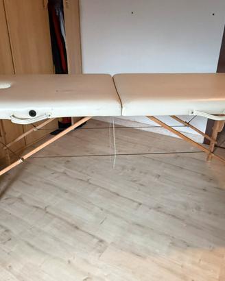 Lettino da massaggio pieghevole in legno