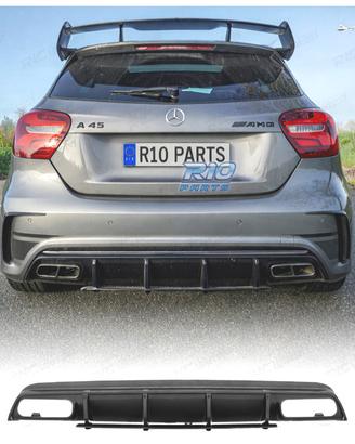 DIFFUSORE MERCEDES CLASSE A W176 LOOK AMG A45 CARB