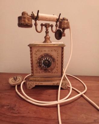 Telefono Vintage TELCER a Disco - Stile Antico ann