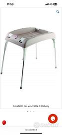Vaschetta neonato e cavaletto/fasciatoio