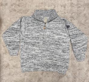 Maglione troyer uomo Bleuette vintage grigio L