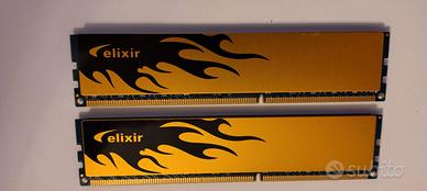 2 moduli RAM Elixir 4GB PC3-12800U