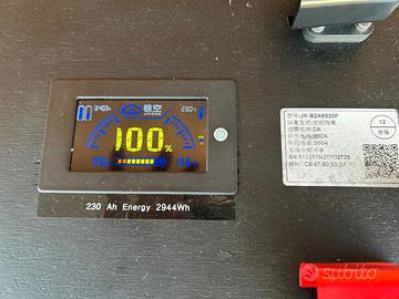 Batteria LiFePo4 230 Ah - celle EVE A+ certificate