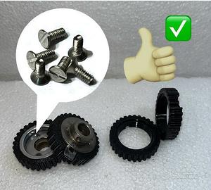 Inserti manopole per Olivetti M20 + Viti