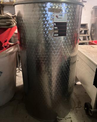 Contenitore inox 750 litri