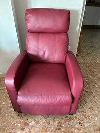 poltrona singola reclinabile 