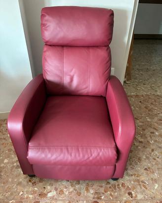 poltrona singola reclinabile 