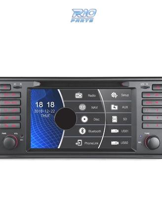 NAVIGATORE RADIO 7" BMW SERIE 5 E39 95-03 USB GPS