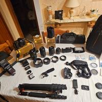 set fotografico nikon ,usato solo per hobby