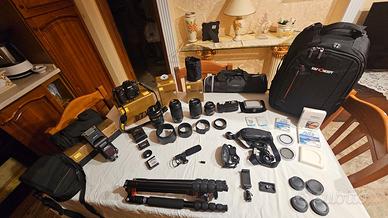 set fotografico nikon ,usato solo per hobby