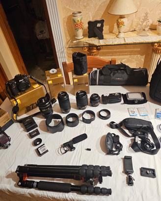 set fotografico nikon ,usato solo per hobby