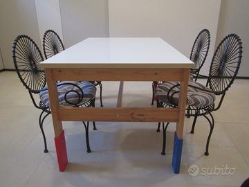 Tavolino Sansad ikea + 4 poltroncine