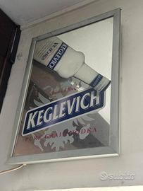 Specchio Keglevich retroilluminato Vintage