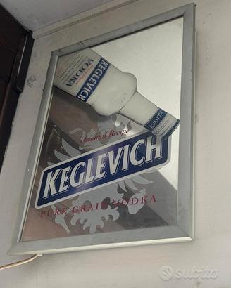 Specchio Keglevich retroilluminato Vintage