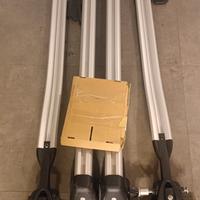 barre portatutto+porta bici per Mini 