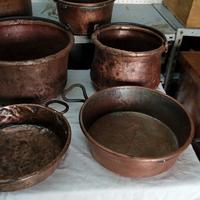 Antiche pentole rame