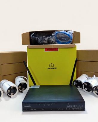 Kit Videosorveglianza SANNCE + 6 Telecamere