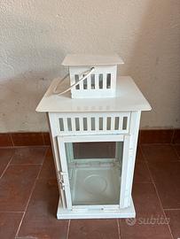Lanterna decorativa bianca