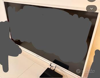 Tv Samsung bianco 46 pollici con decoder e staffa