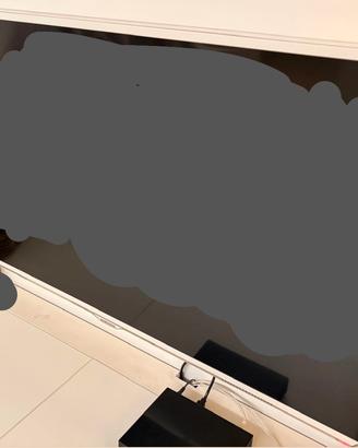 Tv Samsung bianco 46 pollici con decoder e staffa