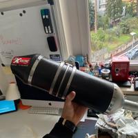 Scarico Xracing in carbonio