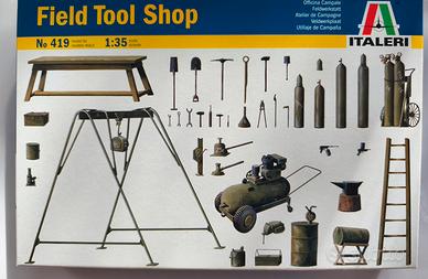 KIT "Field Tool Shop" dell'ITALERI scala 1:35