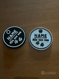 Targhetta cane personalizzata