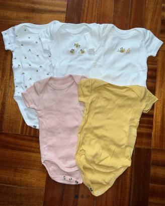 Set di 5 body a maniche corte La Redoute 1 mese/54