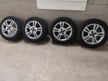 cerchi in lega+ gomme 4 stagioni  Mini 15 pollici
